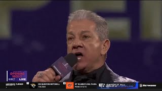 Bruce Buffer opens up Super Bowl LVIII Opening Night 🔥 [upl. by Collum]