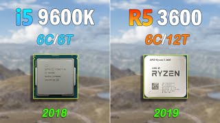 Ryzen 5 3600 vs i5 9600K  Are they still worth it in 2024 [upl. by Josy]