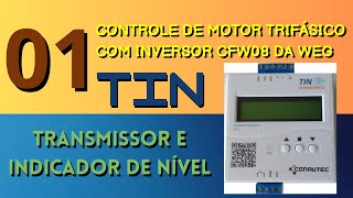 Inversor de Frequência WEG controlando a velocidade de motor com entrada analógica 4 a 20 mA [upl. by Emee]