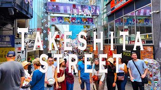 Takeshita Street 4K Walking Tour Tokyo JapanTour with Captions amp Immersive Sound竹下通り [upl. by Hussey]