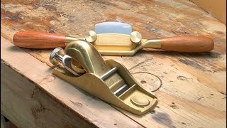 Luban Quangsheng Bronze No 102 Block Plane and Spokeshave Unboxing [upl. by Divod34]