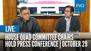 LIVE House quad committee chairs hold press conference  October 29 [upl. by Rawdon]