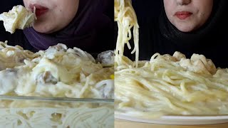 ASMR  CREAMY SPAGHETTI PASTA COMPILATION  MUKBANG  EATING SOUNDS [upl. by Noella]