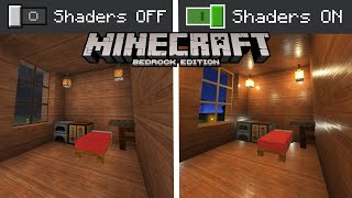 Its Official SHADERS Are Coming To Minecraft Bedrock FULL TUTORIAL HOW TO USE SHADERS RIGHT NOW [upl. by Eberhart]