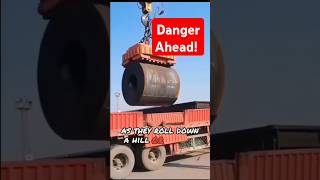 Why You Should Never Try to Stop a Rolling Steel Coil [upl. by Dnalra206]