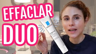 LHA vs BHA La Roche Posay Effaclar Duo review Dr Dray [upl. by Akinert]