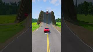 Cars amp Ambulance Truck Vs Extreme Bollard  BeamNGDrive shorts gaming beamngdrive [upl. by Kary]