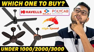 Best High Speed Ceiling Fans Under 1000  2000  3000 🔥 [upl. by Ilene]