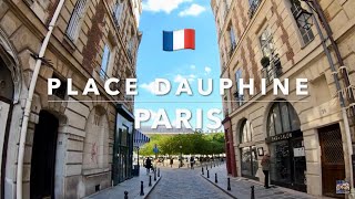 Walking in Paris 🇫🇷 Place Dauphine 75001 Paris 4K [upl. by Aicileb]