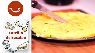 Tortilla de bacalao receta paso a paso [upl. by Aiouqes]