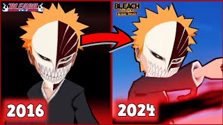 ICHIGO VISORED COMPARISON 2024 Vs 2016 Bleach Brave Souls Mask Version Special Move Diferences [upl. by Manuela]