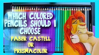 Which COLORED PENCILS Should I Get FABERCASTELL or PRISMACOLOR   dramaticparrot [upl. by Macdonell893]