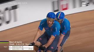 Glasgow 2023  Campionati Mondiali di Ciclismo Paralimpico  Finale 78 velocità ITA JPN [upl. by Jorgan]