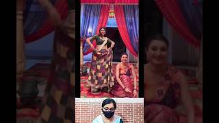 Man Sundar serial actress dance video 😍 dola re dola song reaction shorts dancevideo [upl. by Aicelaf]