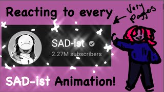 REACTING TO ALL OF SADIST ANIMATIONS  lots of fangirling from yours truly  a reaction stream [upl. by Agatha]