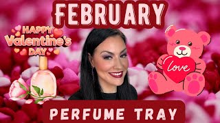 February Perfume Tray  Fragrance Collection 2024 newvideo perfumecollection perfume [upl. by Yelwah]