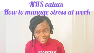 NHS valuesHow to manage work related stressInterview questions for Biomedical scientists [upl. by Mercola303]