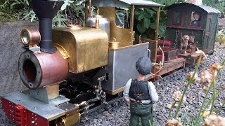 New Loco First Run  78ths Scale Live Steam [upl. by Kciredes]