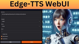 EdgeTTS WebUI Installation Tutorial [upl. by Aikram815]