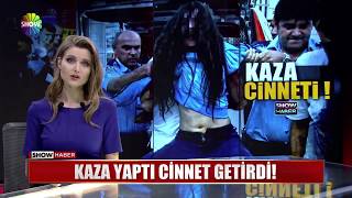 Genç kız kaza yaptı cinnet getirdi [upl. by Eustacia]