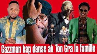 Vin gad Gazzman kap danse ak manman Gracia Delva pibèl imaj nan sware Disip vs Mass Konpa a [upl. by Yojal]