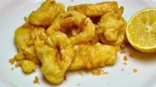 crispy deep fried squid ringsCalamari frittiFried CalamariKitchen Basics [upl. by Granese]