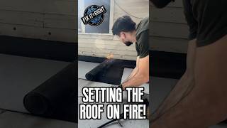 TorchDown Roofing  Fire DIY Roof [upl. by Fi]