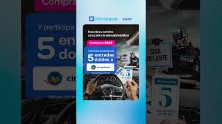 ¡Tu SOAT Interseguro te lleva al cine Por la compra de tu SOAT participa del sorteo aquí [upl. by Wiencke]