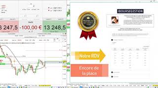 Scalping Prorealtime Future Dax  4 trades Prenez RDV [upl. by Galang]