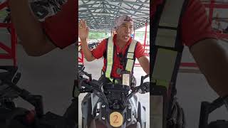 AMIK LESEN B FULL  YAMAHA MT 07  CARA BERHENTI KPP03 [upl. by Elirpa209]