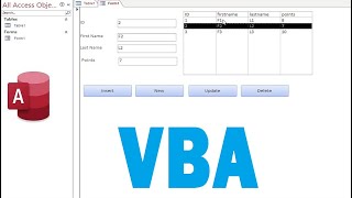 Tutorial for Beginners  MS Access  Insert Update Delete and Fill Listbox in Forms Using VBA [upl. by Hatnamas]