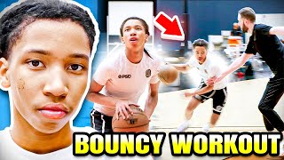 Romelo Hill FULL Bouncy Workout At OTE 😱 [upl. by Sina]