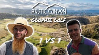 Rustic Canyon Golf Course 1 vs 1  Goophie Golf [upl. by Estey733]