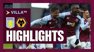 HIGHLIGHTS  Aston Villa 20 Wolves [upl. by Farrison]