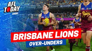 2024 AFL Brisbane Lions OverUnders [upl. by Kcirddes]