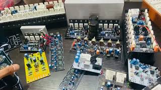 All amplifier board available  power supply 4 and 6 capacitor  all accessories complete amplifier [upl. by Hibben]