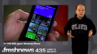 freshnews 435 Google Play Games 145 000 applis Windows Phone 8 Social Roulette 130513 [upl. by Eejan]