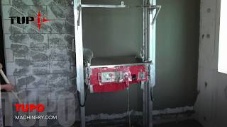 TUPO 8 Automatic Plastering Machine [upl. by Irahc]