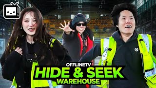 OFFLINETV WAREHOUSE HIDE AND SEEK VS QUACKITY [upl. by Christmas]