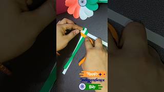 Diy Tricolour wristband🇮🇳Independence day 🇮🇳youtube shorts viral indipendenceday india diy [upl. by Kovacev570]