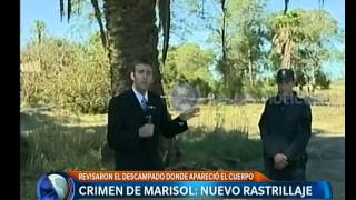 Crimen de Marisol rastrillaje en Saladillo  Telefe Noticias [upl. by Paul]