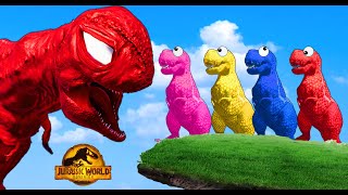 🔴Dinosaur Jurassic World Dominion Trex Siren Head Godzilla King Kong Mosasaurus Indoraptor Hulk Cow [upl. by Mohun732]