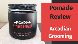 Better than Blumaan Fifth Sample  Arcadian Styling Pomade Review [upl. by Alorac]