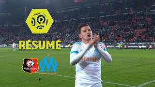 Stade Rennais FC  Olympique de Marseille 03  Résumé  SRFC  OM  201718 [upl. by Mahsih]