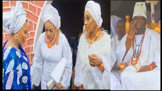 Ooni of Ife Arrives the Palace in Style as His Wives amp Daughter Make a SwagFilled Entrance [upl. by Anida]