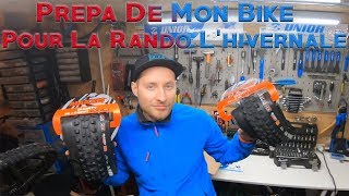 prepa de mon bike yeti sb55c  pour la rando lhivernale [upl. by Ahsok457]