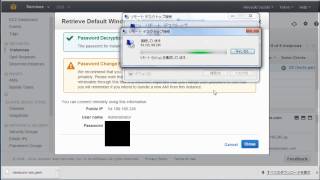 Amazon EC2編～EC2でWindows Server2012にリモートデスクトップ接続してみよう～ part2 [upl. by Ynnav]