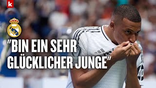 Mbappé nach neun Jahren endlich am Ziel Vorstellung in perfektem Spanisch I Real Madrid [upl. by Quick]