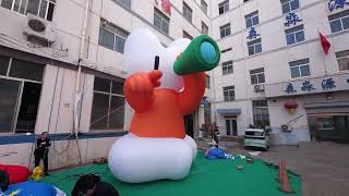 Digital Inflatables Gonflables Inflatable Mascot for Parade Stagedesign Decortion [upl. by Enoval830]