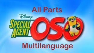 Special Agent Oso Intro Ending Multilanguage All Parts [upl. by Ferino]